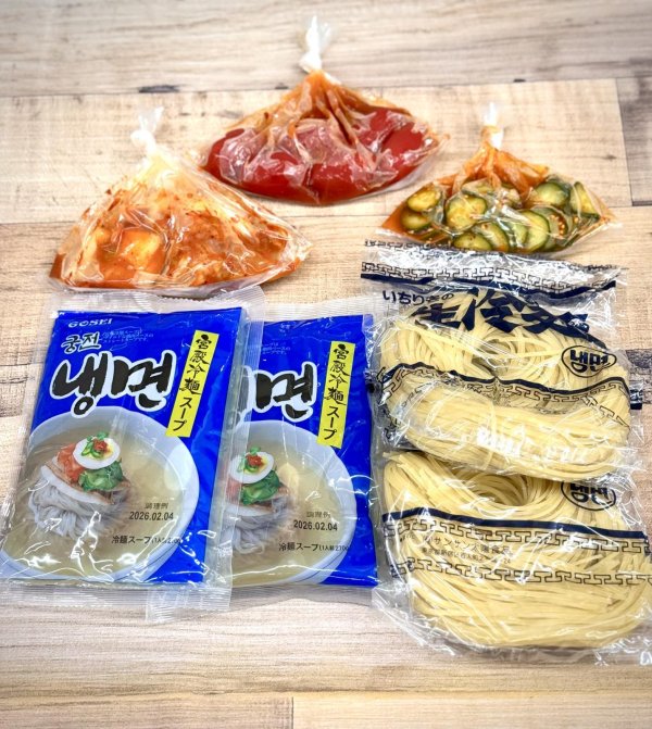 画像1: 冷麺セット (いちりき冷麺）二人前 (1)